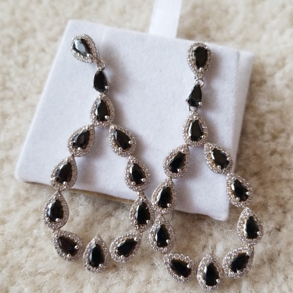 New never worn sterling silver 925 earrings - Picture 2 of 5